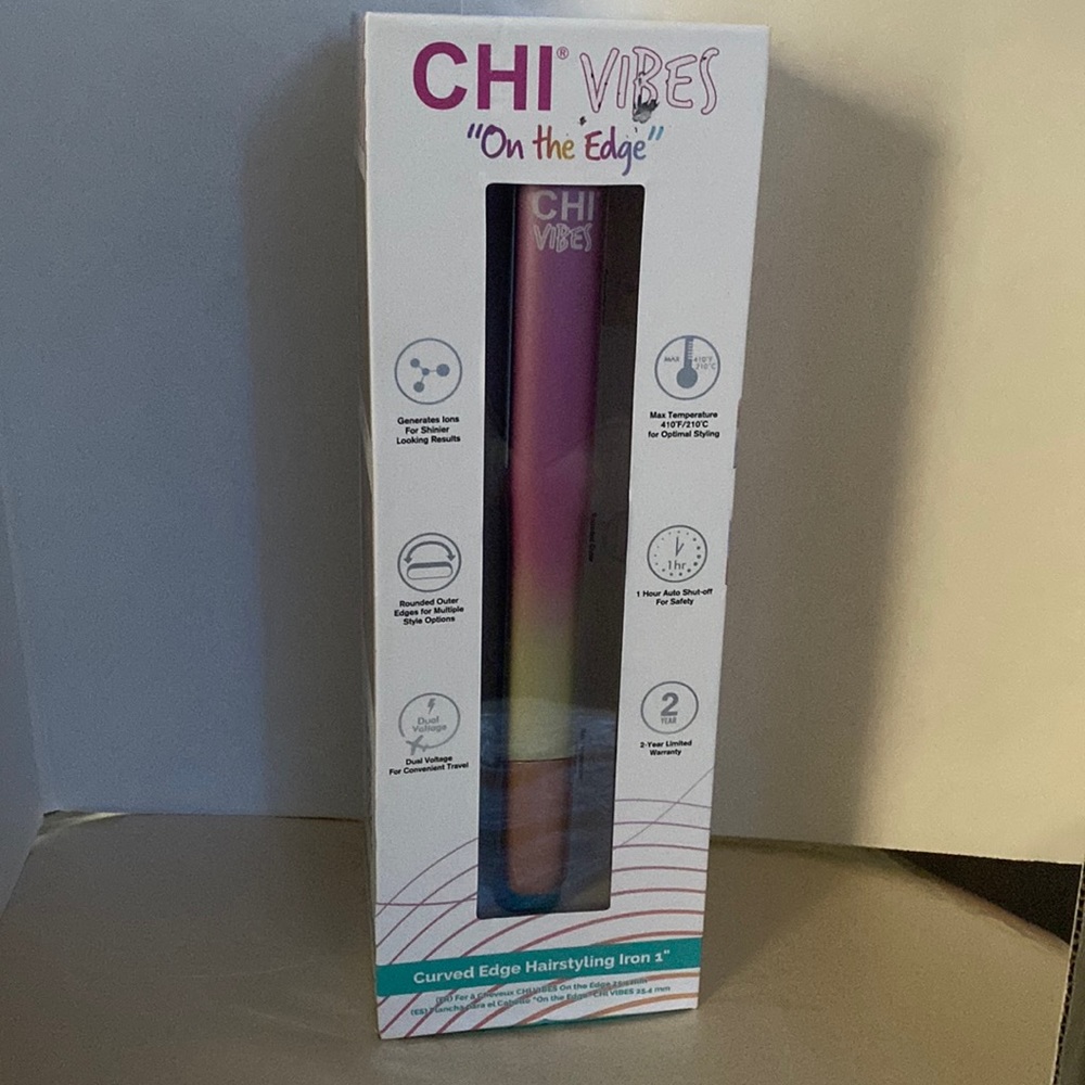 Brand new Chi Vibes Curved Edge Hairstyling Iron 1